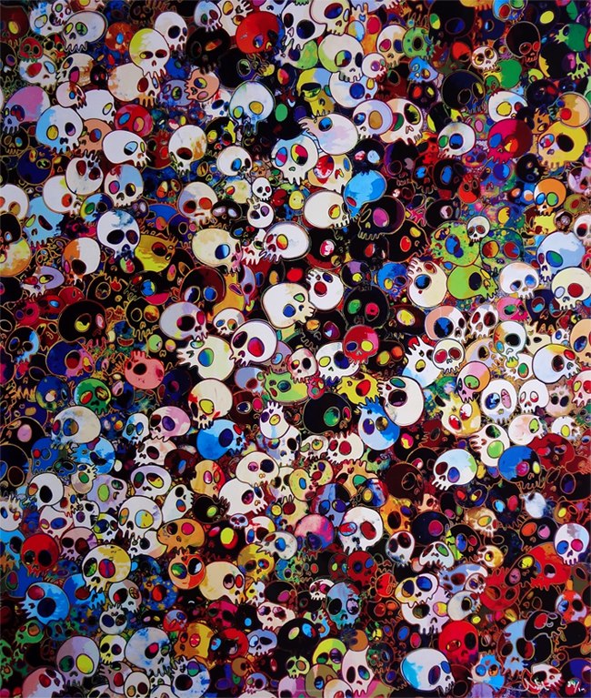 Takashi Murakami_Skull Art