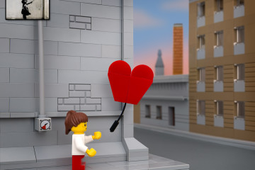 Bricksy : banksy art with lego by Jeff Friesen